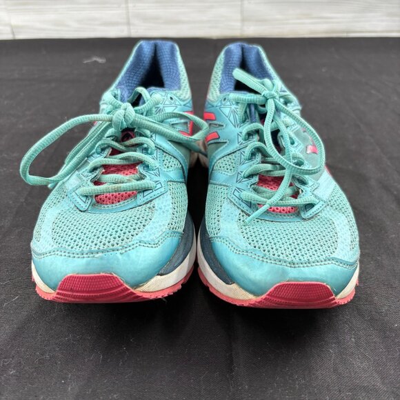 Asics‎ Gel T656N Running Shoes Women's 8 Turquoise & Pink Athletic Sneakers - Picture 3 of 7